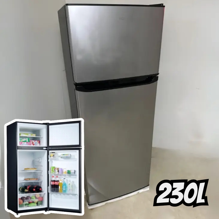Geladeira Refrigerador Hq Defrost 230 Litros Preto/inox Hq-230rdf 127v Geladeira Refrigerador Hq Defrost 230 Litros Preto/inox Hq-230rdf 127v