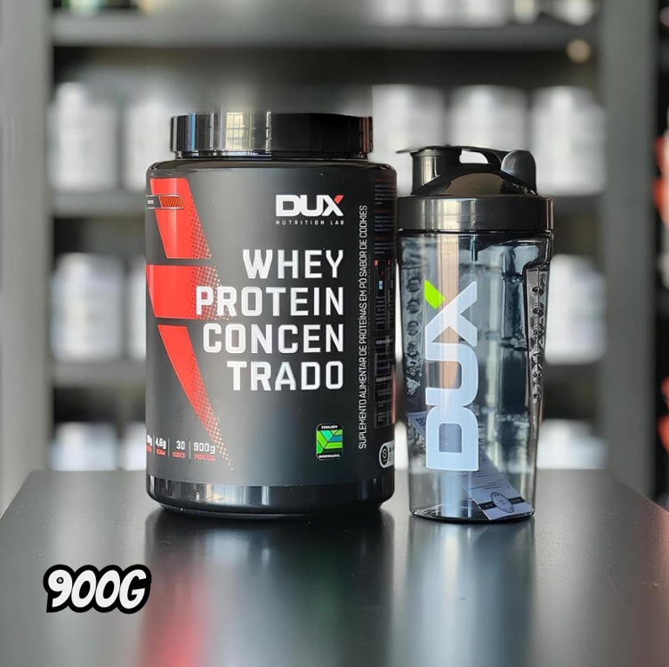 Whey Protein Concentrado 900g + Coqueteleira Whey Protein Concentrado 900g + Coqueteleira