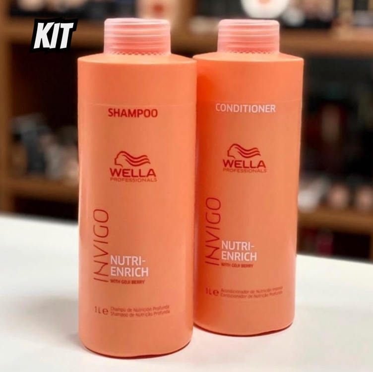 Kit Wella Invigo Nutri-enrich Sh 1l + Cond 1l Kit Wella Invigo Nutri-enrich Sh 1l + Cond 1l
