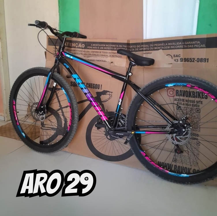 Bicicleta Aro 29 Aço Carbono 21 Velocidades Freios A Disco Bicicleta Aro 29 Aço Carbono 21 Velocidades Freios A Disco