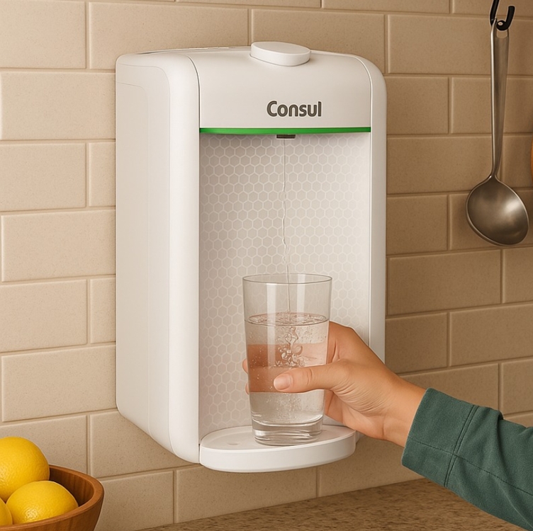 Purificador De Água Consul CPC31ABONA Branco 1,5 Litros Com Filtro De Máxima Tecnologia Branco Purificador De Água Consul CPC31ABONA Branco 1,5 Litros Com Filtro De Máxima Tecnologia Branco