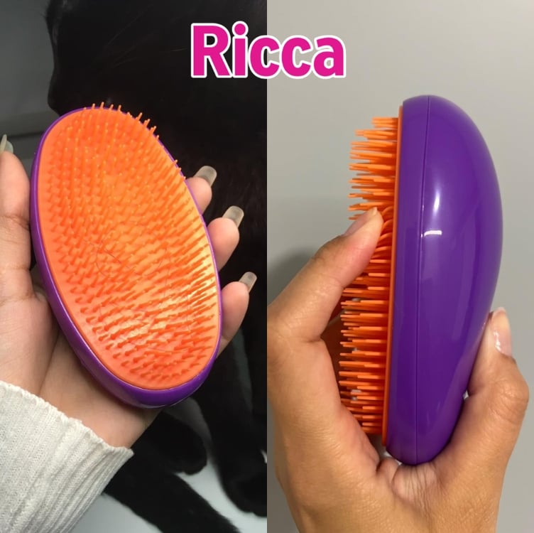 Escova Flex Hair, Ricca, Rosa/roxo Escova Flex Hair, Ricca, Rosa/roxo