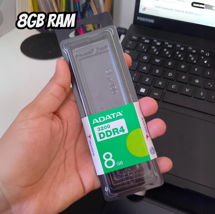 Memória Notebook Adata 8GB DDR4 3200 Mhz Memória Notebook Adata 8GB DDR4 3200 Mhz