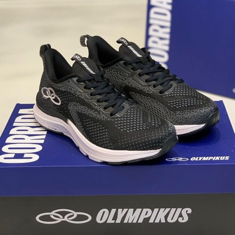 Tênis Olympikus Veloz 2 157 - Marinho+Preto Tênis Olympikus Veloz 2 157 - Marinho+Preto