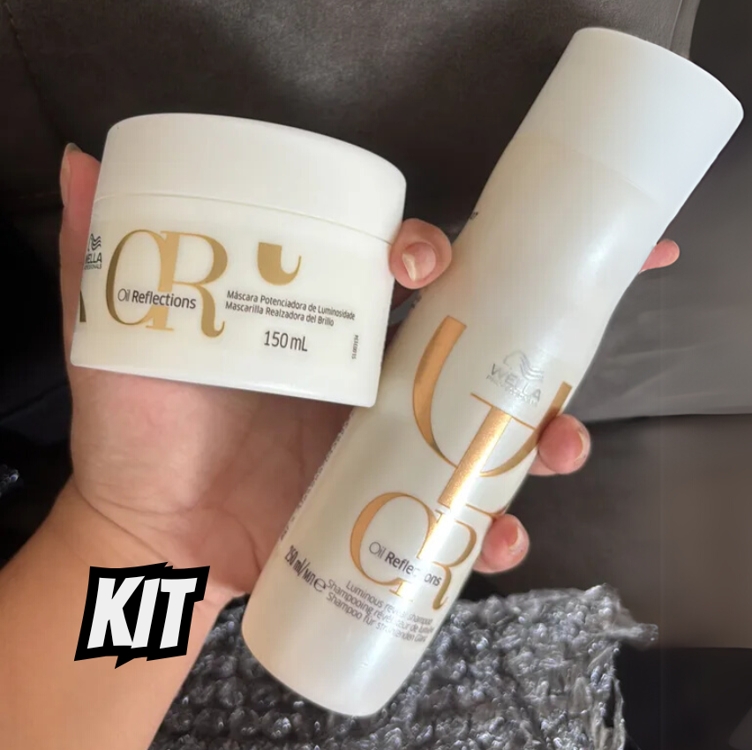 Kit Wella Oil Reflections - Sh E Másc Kit Wella Oil Reflections - Sh E Másc