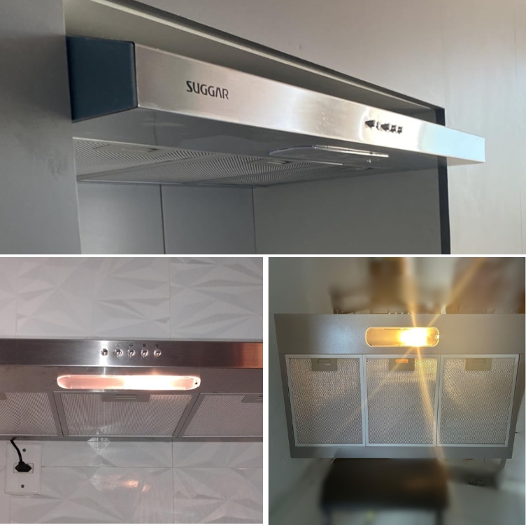 Suggar Depurador De Ar Slim 80cm 3 Vel. Preto 220v Dps182pt Suggar Depurador De Ar Slim 80cm 3 Vel. Preto 220v Dps182pt