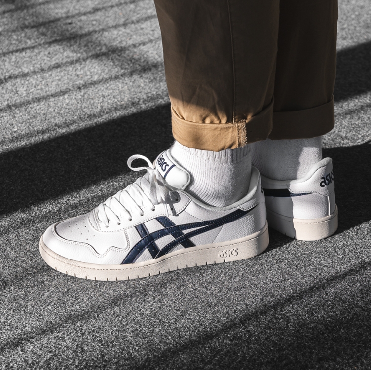 Tênis Asics Japan S Gs - Branco+Marinho Tênis Asics Japan S Gs - Branco+Marinho
