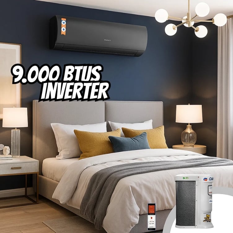 Ar-condicionado Split 9000 Btus Gree Inverter Quente E Frio G Diamond Auto Gwh09aca-d6dna1a - 220v Ar-condicionado Split 9000 Btus Gree Inverter Quente E Frio G Diamond Auto Gwh09aca-d6dna1a - 220v