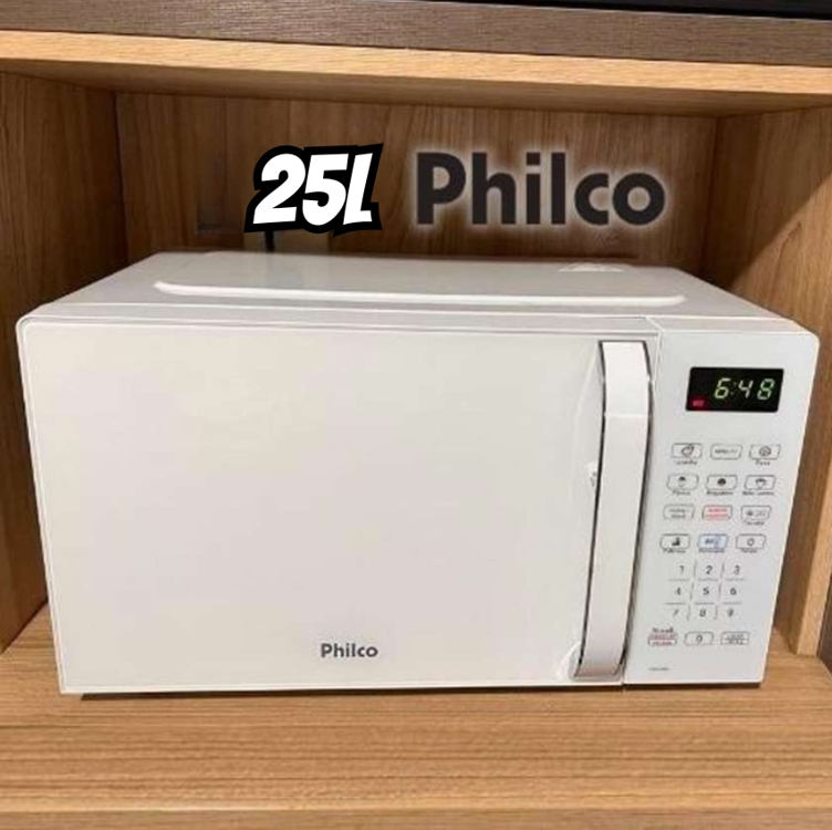 Micro-ondas PMO28B Philco Branco 1100W Micro-ondas PMO28B Philco Branco 1100W