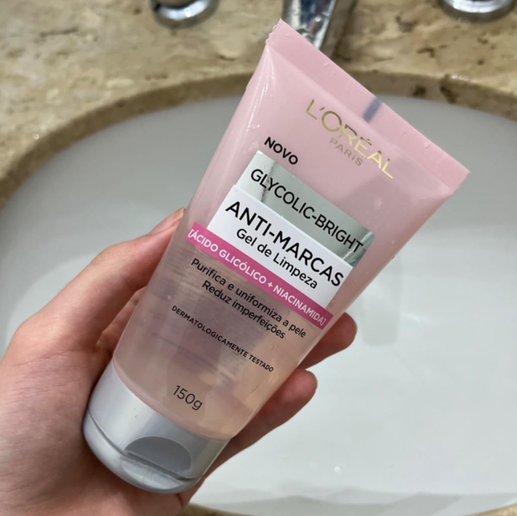 L'Oréal Paris Gel de Limpeza Anti-Marcas Glycolic-Bright 150g L'Oréal Paris Gel de Limpeza Anti-Marcas Glycolic-Bright 150g