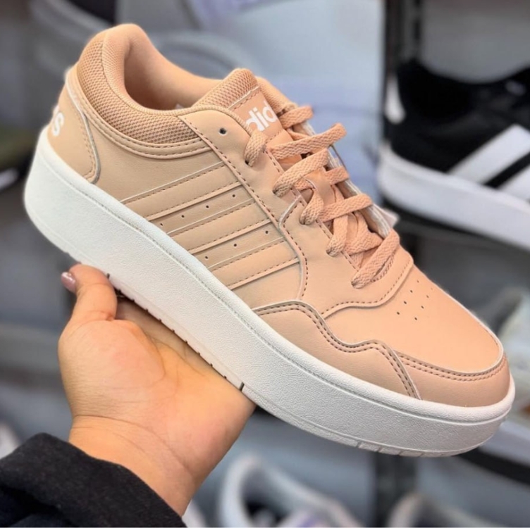 Tênis Adidas Hoops 3.0 Bold Feminino - Laranja Claro Tênis Adidas Hoops 3.0 Bold Feminino - Laranja Claro