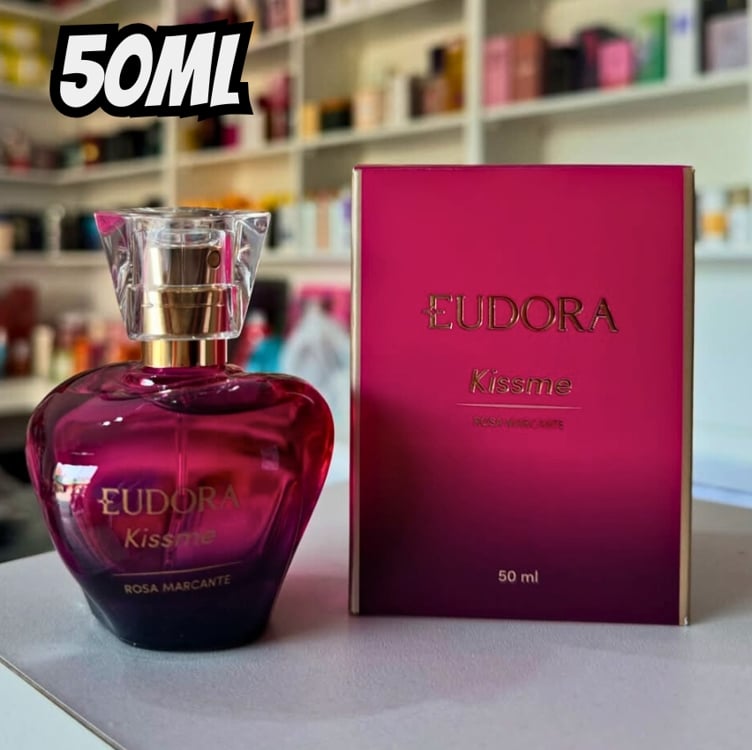 Eudora Kiss Me Rosa Marcante Colônia Desodorante 50ml Eudora Kiss Me Rosa Marcante Colônia Desodorante 50ml
