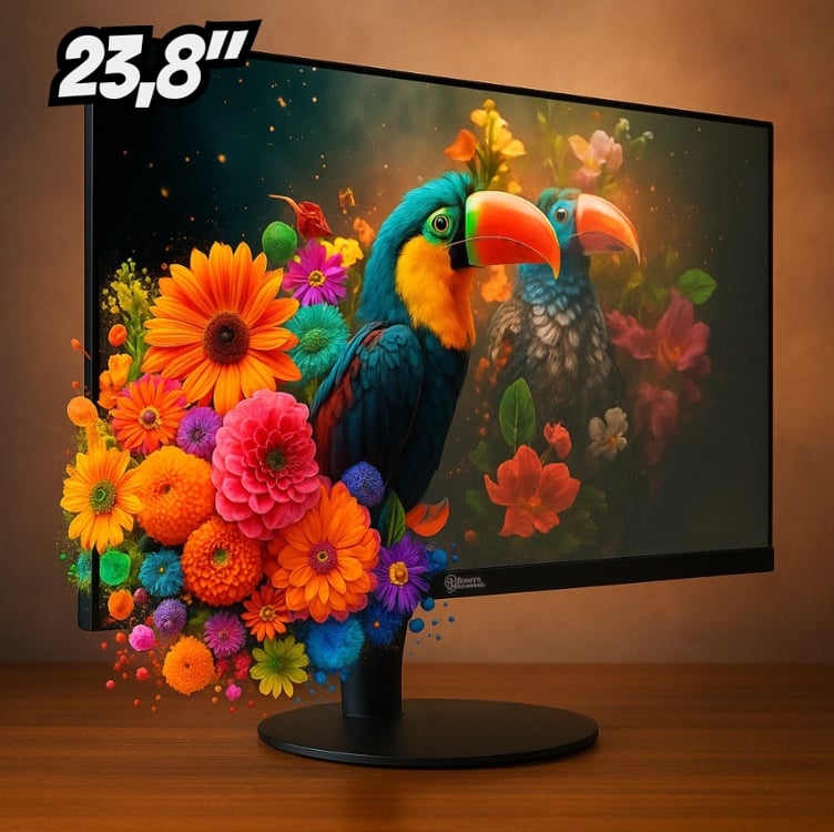 Monitor Safe Gamer Prowork 23,8 Polegadas Full Hd 100hz Hdmi Vga Preto - Mo024 Monitor Safe Gamer Prowork 23,8 Polegadas Full Hd 100hz Hdmi Vga Preto - Mo024
