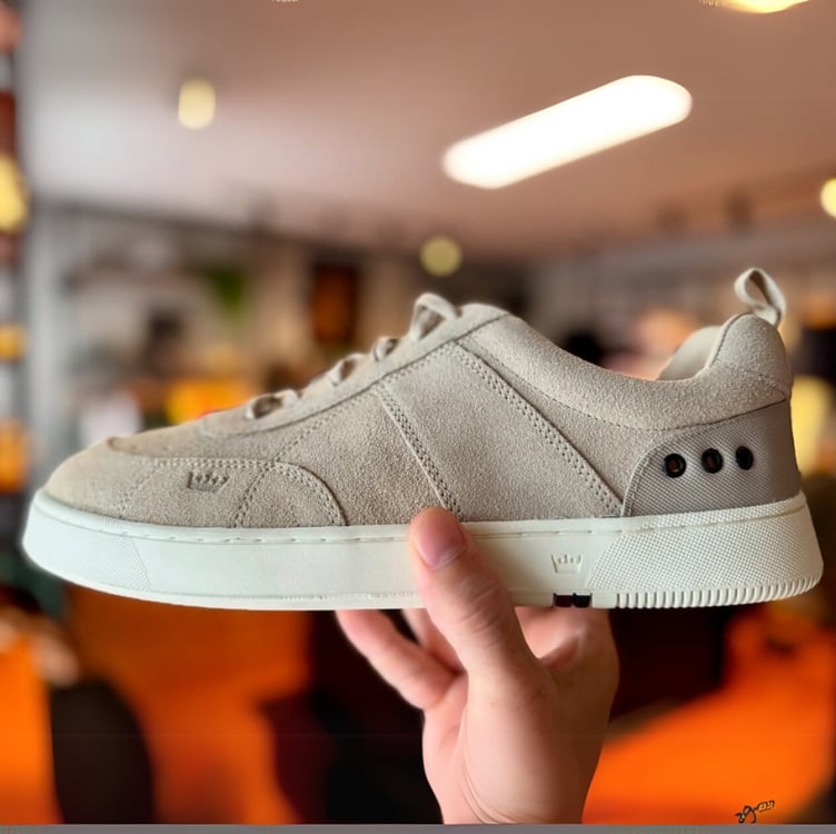 Tênis Osklen Soho Shift Lona Masculino - Cinza Claro Tênis Osklen Soho Shift Lona Masculino - Cinza Claro