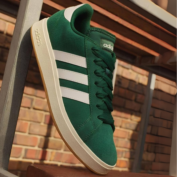 Tênis Masculino Grand Court Base Suede Adidas Tênis Masculino Grand Court Base Suede Adidas