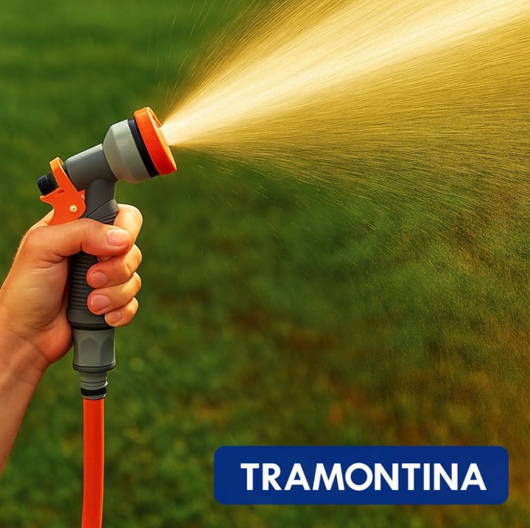 Tramontina Hidropistola 6 tipos de jato para Engate Rápido Multifunção Tramontina Hidropistola 6 tipos de jato para Engate Rápido Multifunção