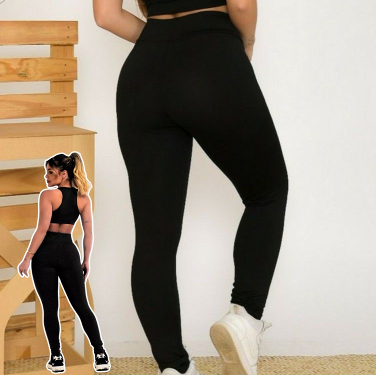 Calça Legging Feminina Grossa Reforçada Compressão Academia Calça Legging Feminina Grossa Reforçada Compressão Academia