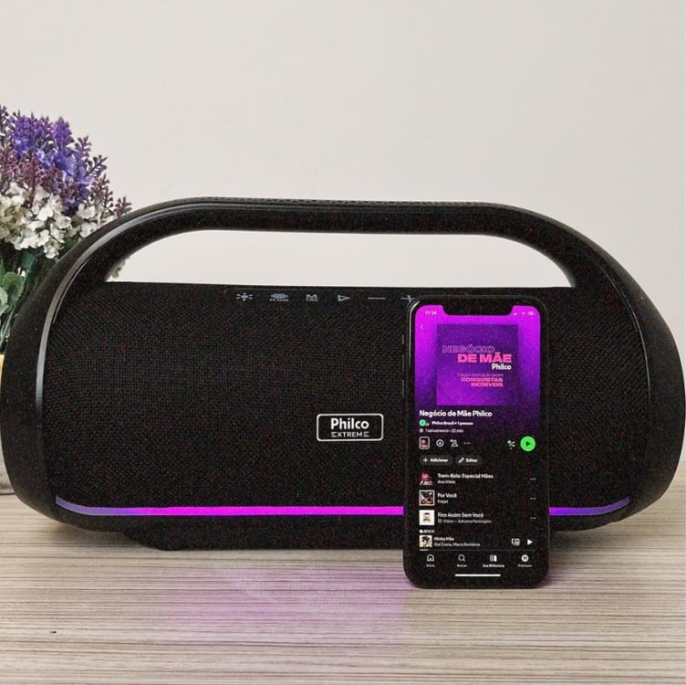 Speaker Philco PBS220BT Extreme Bluetooth 5.3 Flash Light 220W Bivolt Speaker Philco PBS220BT Extreme Bluetooth 5.3 Flash Light 220W Bivolt