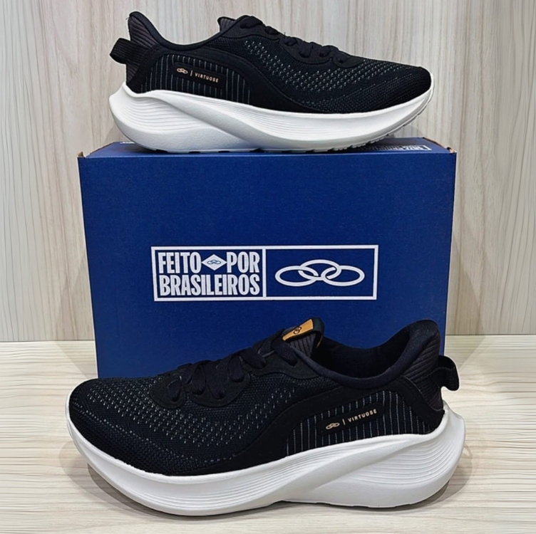Tênis Olympikus Virtuose Masculino - Preto Tênis Olympikus Virtuose Masculino - Preto