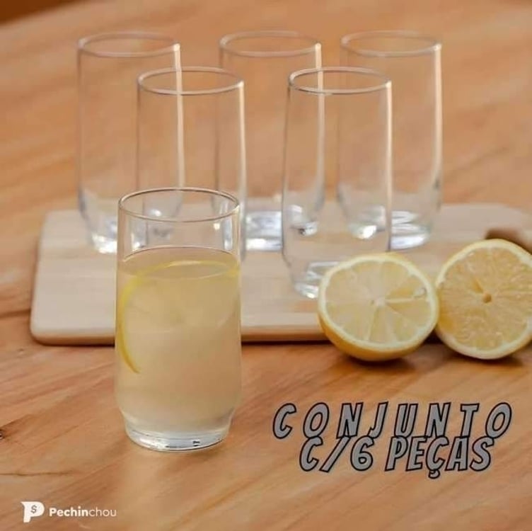 Conjunto de Copos Nadir Lights em Vidro 300 ml – 6 Peças Conjunto de Copos Nadir Lights em Vidro 300 ml – 6 Peças