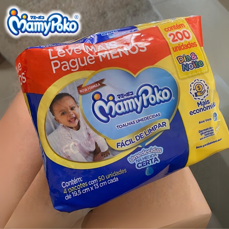 MamyPoko Lenços Umedecidos Dia&Noite 200 Unidades MamyPoko Lenços Umedecidos Dia&Noite 200 Unidades