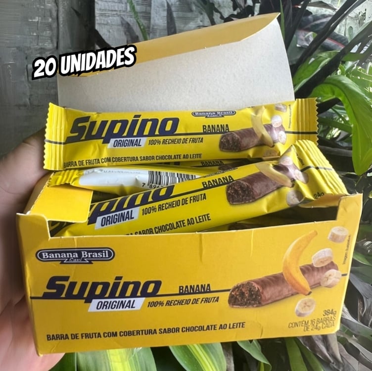 Banana Brasil Barra De Frutas Supino Original Banana Com Chocolate Ao Leite Com 20 Unidades De 24 G Banana Brasil Barra De Frutas Supino Original Banana Com Chocolate Ao Leite Com 20 Unidades De 24 G