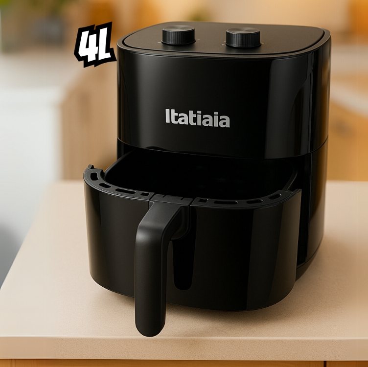 Fritadeira Air Fryer Itatiaia 4l Sem Oleo Timer De Até 60min Fritadeira Air Fryer Itatiaia 4l Sem Oleo Timer De Até 60min
