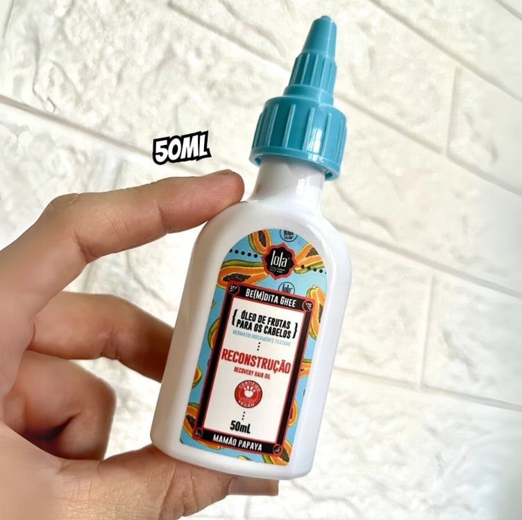 Lola - Oleo Cap Lola 50Ml Bemdita Ghee Mamao Papaya Reconstrucao Lola - Oleo Cap Lola 50Ml Bemdita Ghee Mamao Papaya Reconstrucao