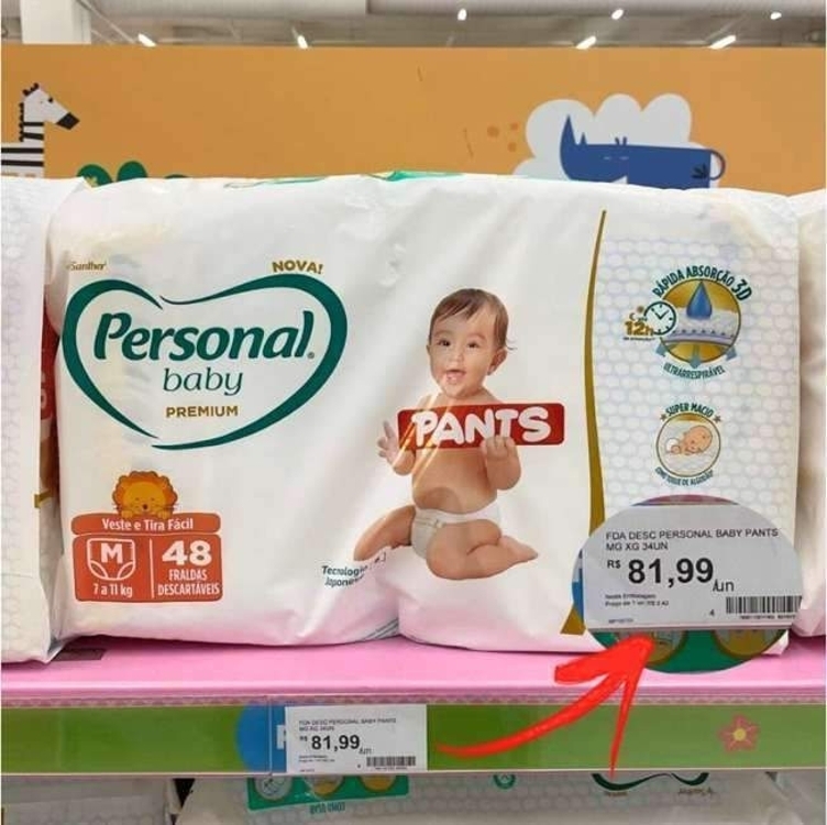 Fralda Personal Baby Premium Pants M - 48 Unidades Fralda Personal Baby Premium Pants M - 48 Unidades