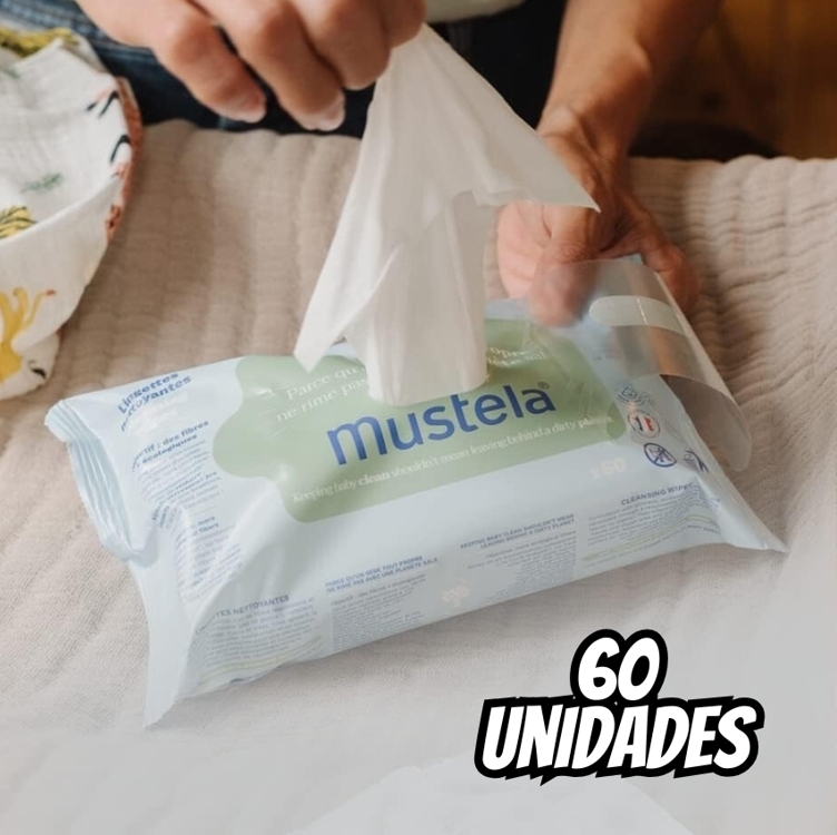 Mustela Toalhas Umedecidas À Base De Plantas 60 Unidades - Lenços Umedecidos Perfumados E Suaves Para Higiene Do Rosto Ao Bumbum – Com 97% De Ingredientes Naturais – Bebê E Criança Mustela Toalhas Umedecidas À Base De Plantas 60 Unidades - Lenços Umedecidos Perfumados E Suaves Para Higiene Do Rosto Ao Bumbum – Com 97% De Ingredientes Naturais – Bebê E Criança