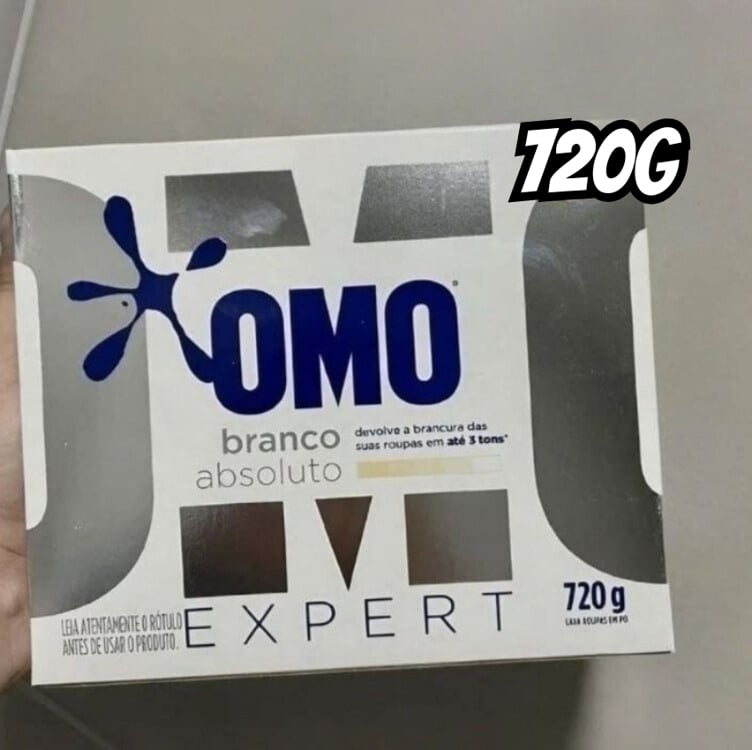 Sabão em Pó Omo Branco Absoluto Expert sem Perfume 720g Sabão em Pó Omo Branco Absoluto Expert sem Perfume 720g