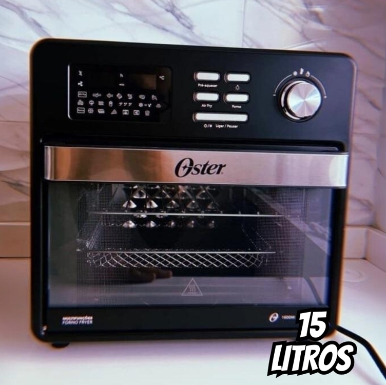 Oster Forno e Fryer 15L Multifunções Compact 10 em 1 OFOR160-220 Oster Forno e Fryer 15L Multifunções Compact 10 em 1 OFOR160-220