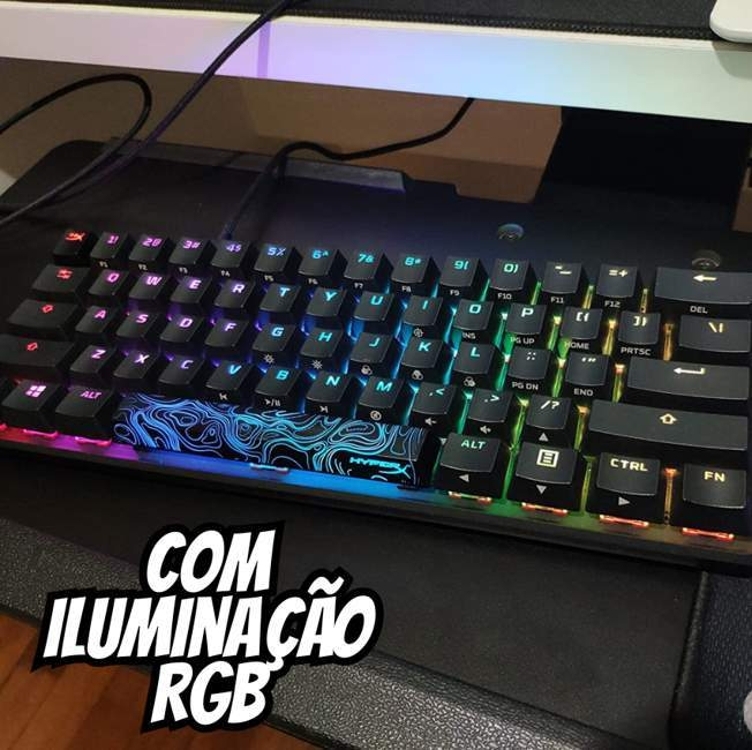 Hyper X, Teclado Mecanico Hyperx Alloy Origins 60, Preto Com Iluminação Rgb, Hkbo1s-rb-us/g Hyper X, Teclado Mecanico Hyperx Alloy Origins 60, Preto Com Iluminação Rgb, Hkbo1s-rb-us/g