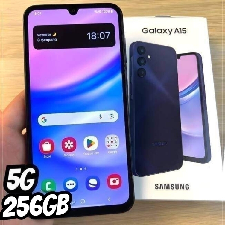 Smartphone Samsung Galaxy A15 5G 256GB 8GB RAM Câmera Tripla 50MP + Selfie 13MP Tela 6.5" Azul Claro Smartphone Samsung Galaxy A15 5G 256GB 8GB RAM Câmera Tripla 50MP + Selfie 13MP Tela 6.5" Azul Claro