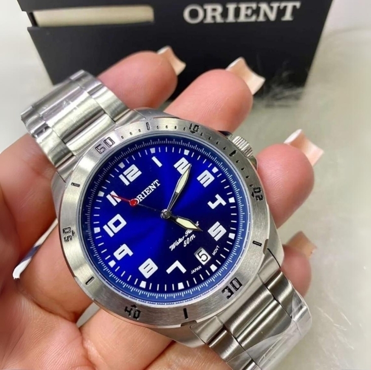 Relógio Orient Masculino Mbss1155a D2sx Azul Relógio Orient Masculino Mbss1155a D2sx Azul