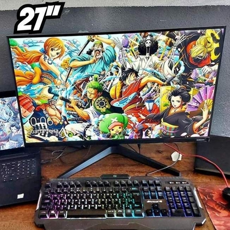 Monitor Gamer Samsung 27" FHD,75Hz, HDMI, VGA, Freesync,Preto, Série T350 Monitor Gamer Samsung 27" FHD,75Hz, HDMI, VGA, Freesync,Preto, Série T350