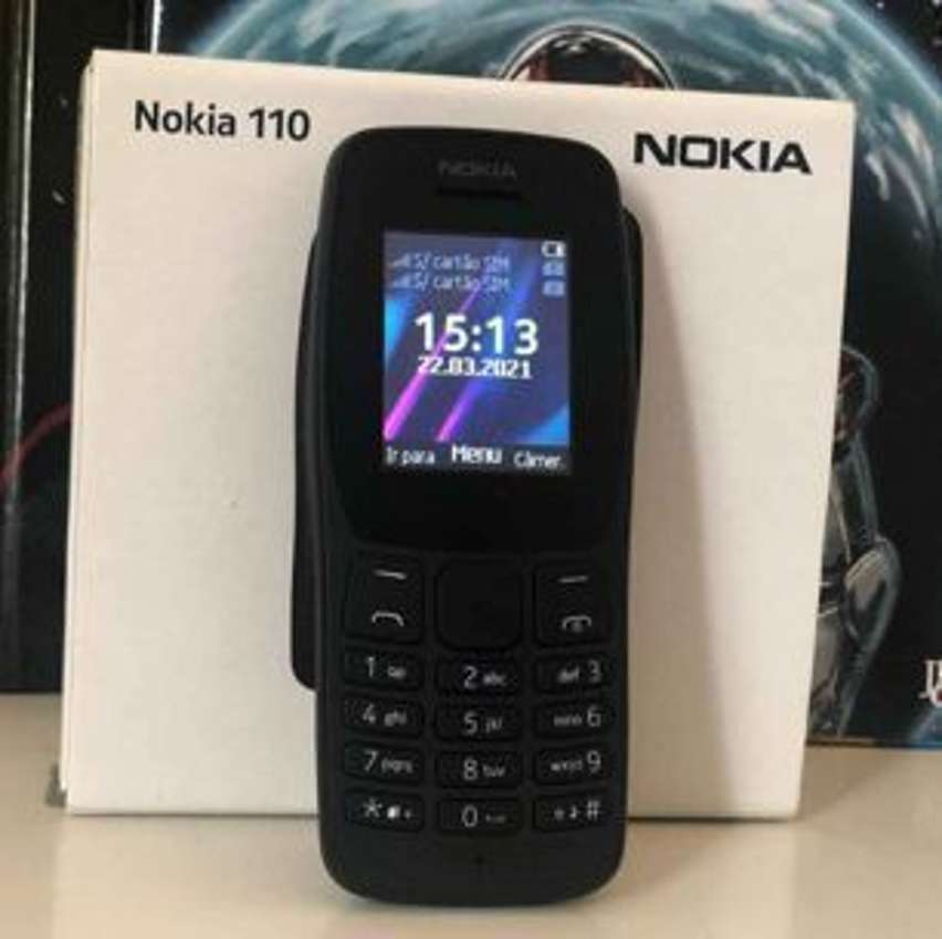 Celular Nokia 110 Preto com Rádio FM e Leitor Integrado, Câmera