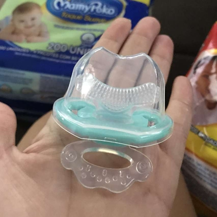 Mordedor com Massageador de Gengiva, Buba, Azul Mordedor com Massageador de Gengiva, Buba, Azul