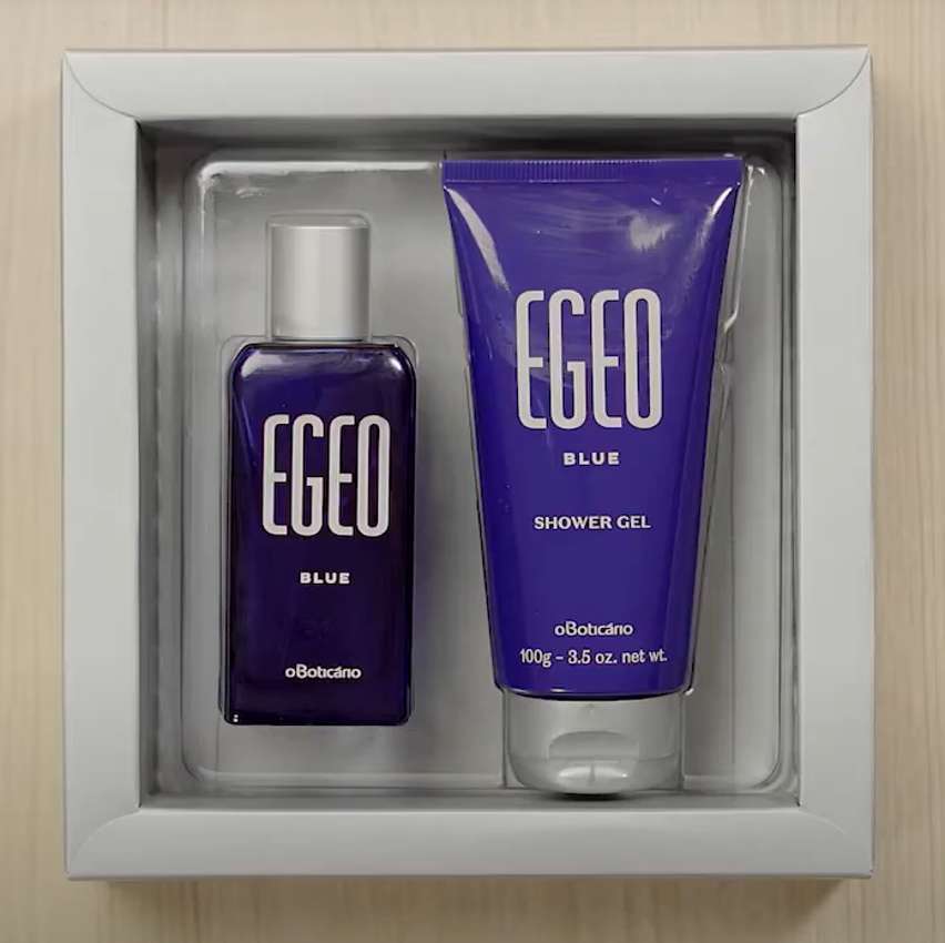 Kit Presente Egeo Blue: Desodorante Colônia 50ml + Shower Gel 100g Kit Presente Egeo Blue: Desodorante Colônia 50ml + Shower Gel 100g