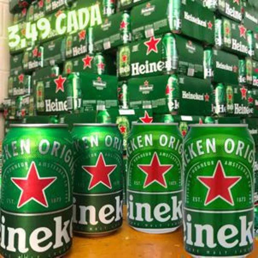 Cerveja Heineken Premium Puro Malte Pilsen Lager - 12 Unidades Lata 350ml Cerveja Heineken Premium Puro Malte Pilsen Lager - 12 Unidades Lata 350ml