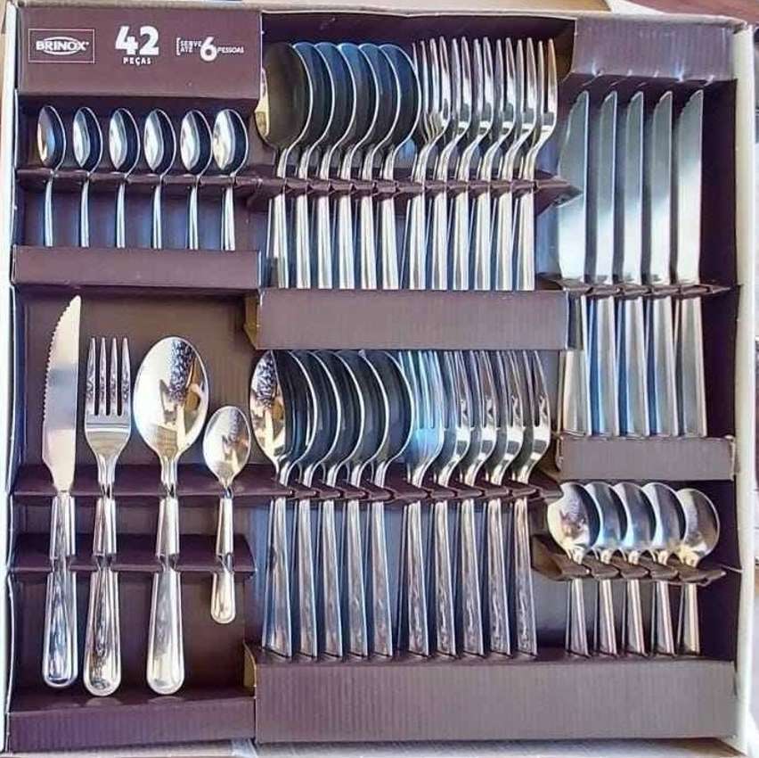 Faqueiro Brinox Inox Modena - 42 Peças Faqueiro Brinox Inox Modena - 42 Peças