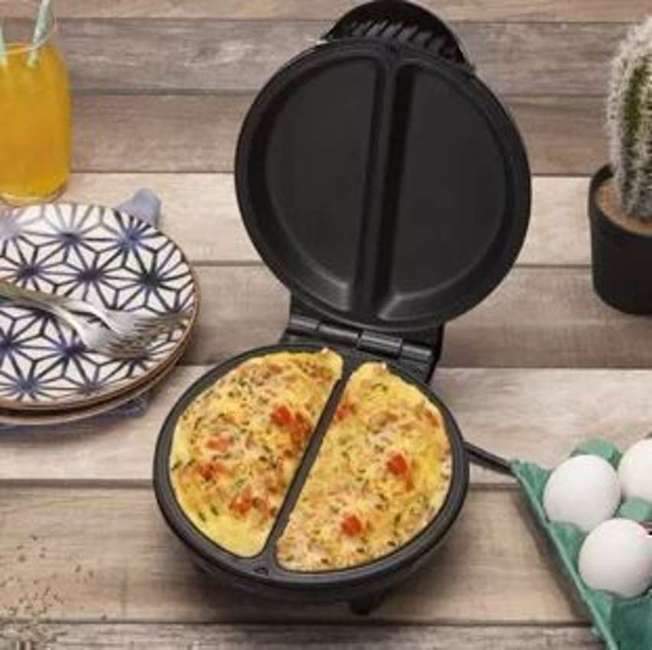 Omeleteira Elétrica Lenoxx Preta - Gourmet Inox Omeleteira Elétrica Lenoxx Preta - Gourmet Inox