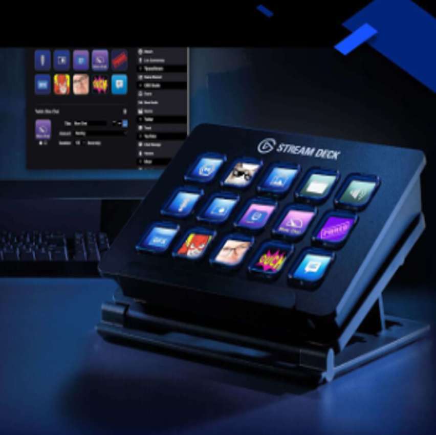 Stream Deck Elgato Médio, 15 Teclas Personalizáveis de LCD, USB Integrado, Preto - 10GAA9901 Stream Deck Elgato Médio, 15 Teclas Personalizáveis de LCD, USB Integrado, Preto - 10GAA9901