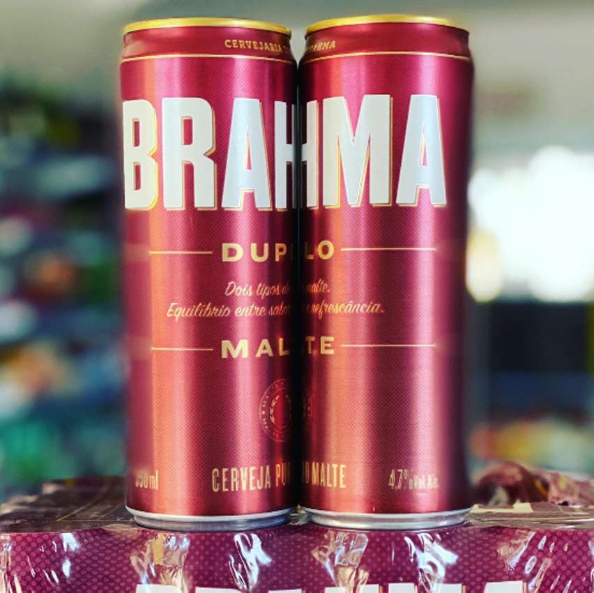 Cerveja Brahma Duplo Malte 473ml Lata Cerveja Brahma Duplo Malte 473ml Lata
