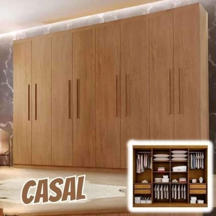 Guarda Roupa Casal Hera 8 Portas e 4 Gavetas Rufato Guarda Roupa Casal Hera 8 Portas e 4 Gavetas Rufato