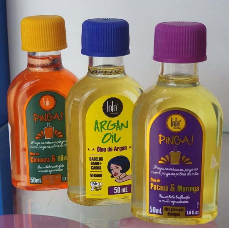 Kit Lola From Rio - Leave-in + Óleo 50ml + Óleo 50ml Kit Lola From Rio - Leave-in + Óleo 50ml + Óleo 50ml