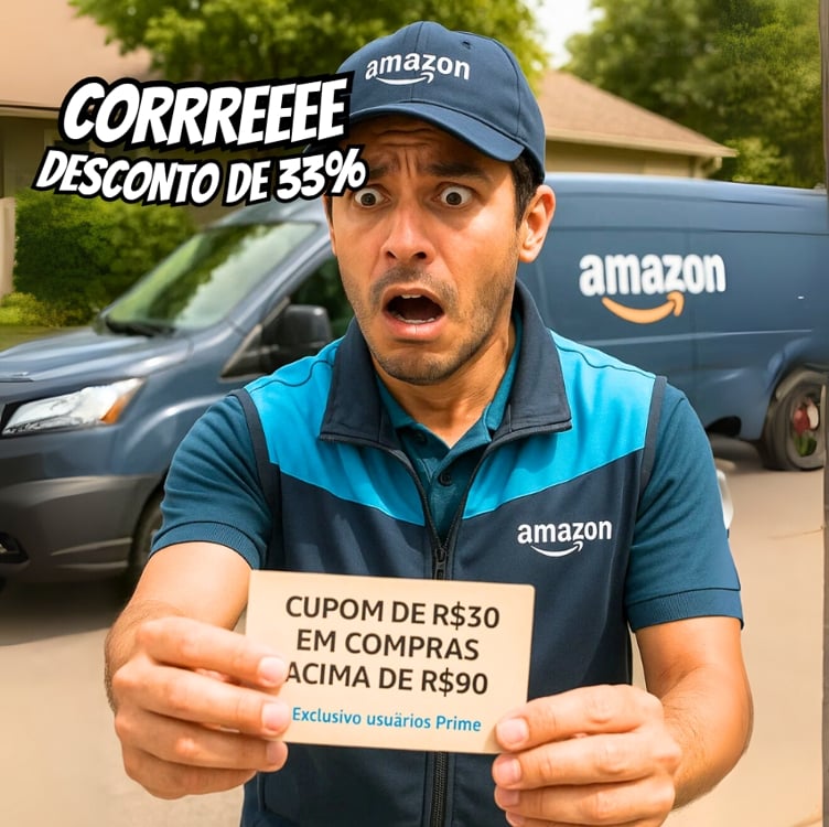 Cupom de R$ 30 Off em compras acima de R$ 90 na Amazon Cupom de R$ 30 Off em compras acima de R$ 90 na Amazon