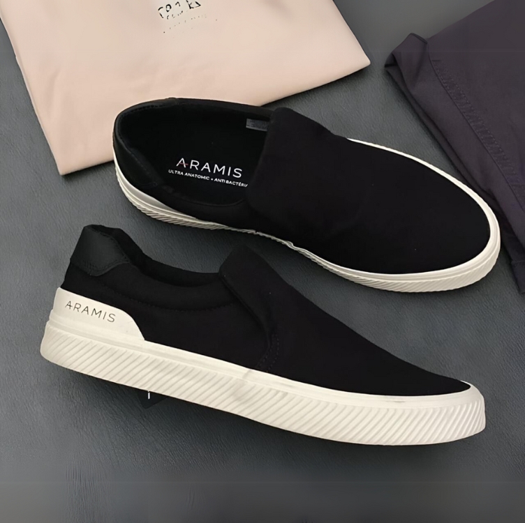 Tênis Aramis Daily Slip Canvas Preto Tênis Aramis Daily Slip Canvas Preto