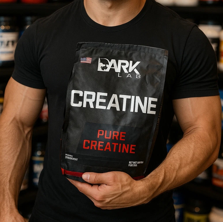 Creatina Monohidratada Pura 1kg Dark Lab Unidade Sem sabor Creatina Monohidratada Pura 1kg Dark Lab Unidade Sem sabor