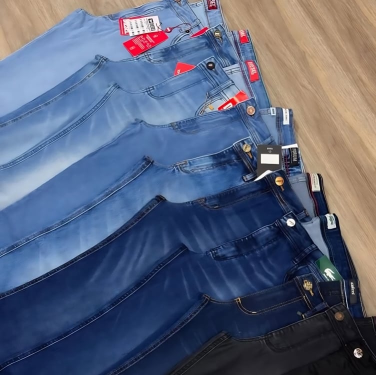 Kit 3 Calça Jeans Skinny Masculina Com Lycra Estica Muito Nf Kit 3 Calça Jeans Skinny Masculina Com Lycra Estica Muito Nf